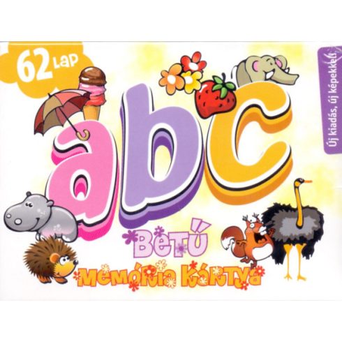 ABC betű memória kártyajáték