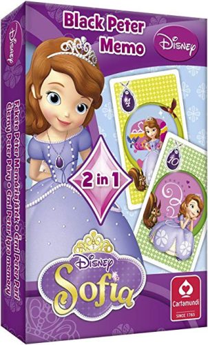 Mesekártyák - Disney Szófia hercegnő memória és Fekete Péter kártyajáték - Cartamundi