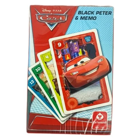 Disney Cars - Verdák mini Fekete Péter és memória kártya 