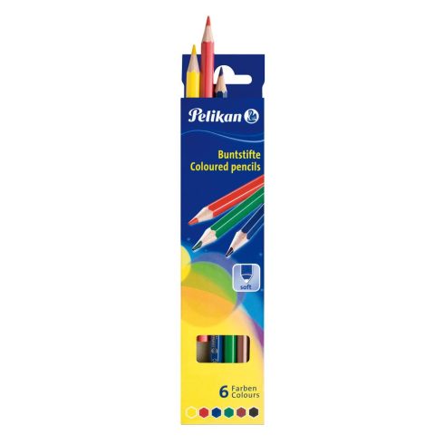 Írószerek - Iskolaszerek - Íróeszközök - Pelikán színes ceruza 6