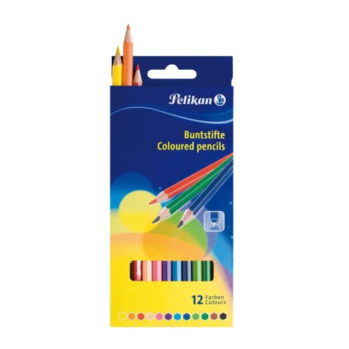 Írószerek - Iskolaszerek - Íróeszközök - Pelikán színes ceruza 12