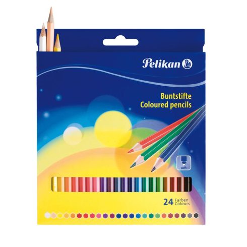 Írószerek - Iskolaszerek - Íróeszközök - Pelikán színes ceruza 24