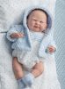 Élethű játékbabák - Limitált Reborn Berenguer újszülött, puhatestű játékbaba