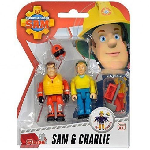 Sam a tűzoltó játékok - Sam és Charlie figura szett Simba