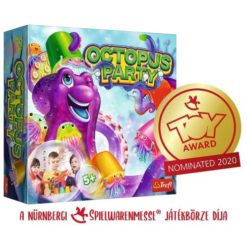 Társasjátékok gyerekeknek - Octopus Party társasjáték Trefl