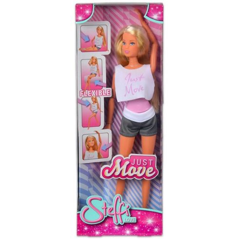 Műanyag babák - Barbie babák - Steffi Love Játékbaba Just Move