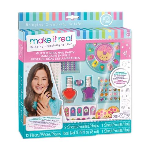 Kreatív játékok - Make It Real körömlakk gyerekeknek matricákkal
