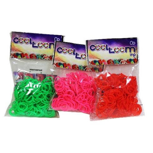 Kreatív hobby készletek - Gumikarkötő készítő színes gumi csomag 100db-os