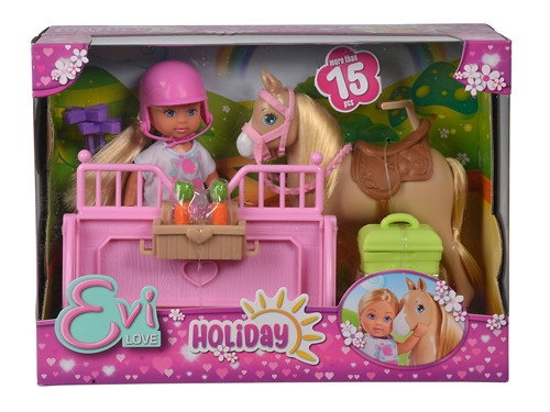 Műanyag babák - Evi Love Játékbaba, Holiday Horse