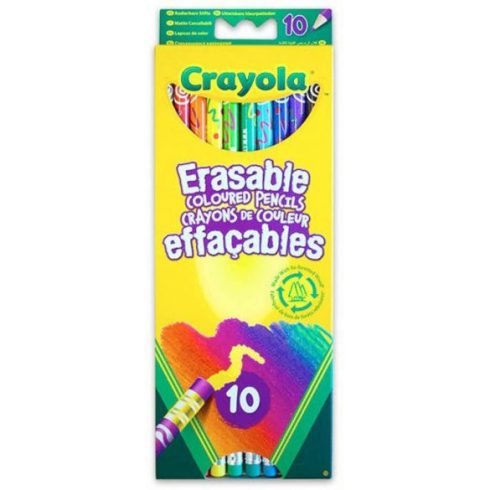 Írószerek - Színesceruza radírvégű 10db-os Crayola