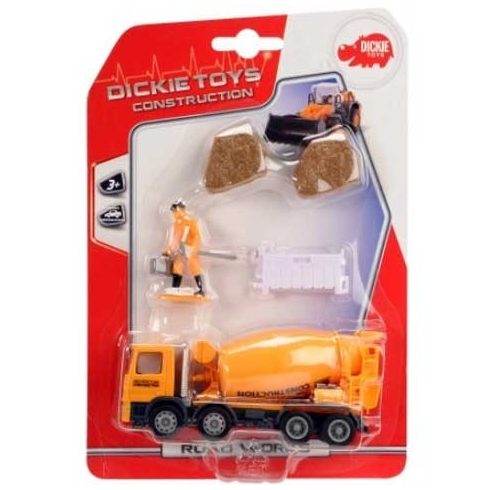 Műanyag járművek - Útfelújító gépjármű Dickie játékautó kiegészítőkkel