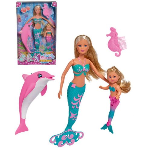 Műanyag babák - Steffi Love Játékbaba - Steffi sellő és tengeri barátai