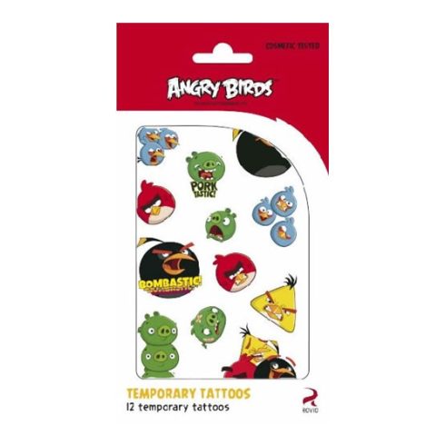Matricák gyerekeknek - Tetkó matrica Angry Birds
