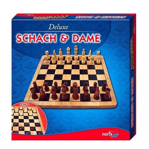Deluxe fa Sakk és Dáma játék Noris