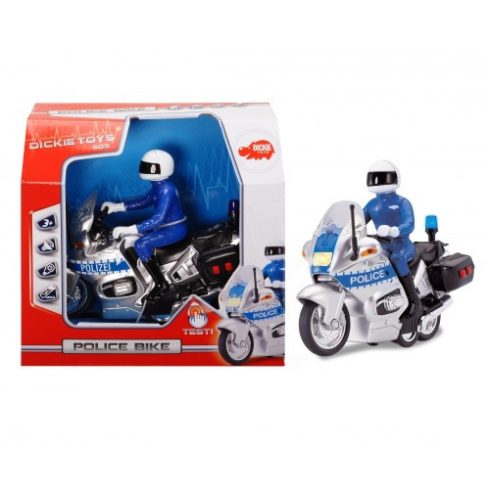 Műanyag járművek - Rendőrségi játék motor 15 cm Dickie Toys Simba