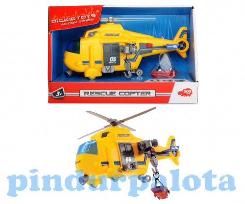 Járművek - Repülők - Dickie Toys mentőhelikopter