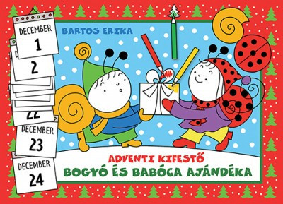 Bogyó és Babóca Ajándéka Adventi kifestő