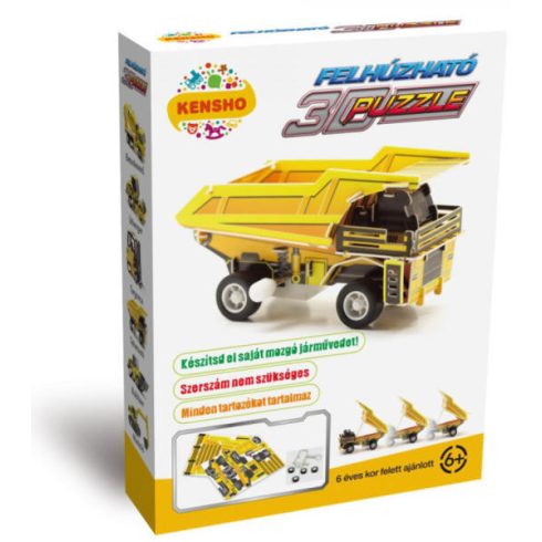 3D puzzle - Felhúzható teherautó