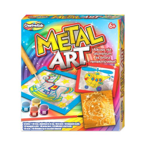 Rajzkészség fejlesztő játékok - Creative Kids Metal Art kreatív játék