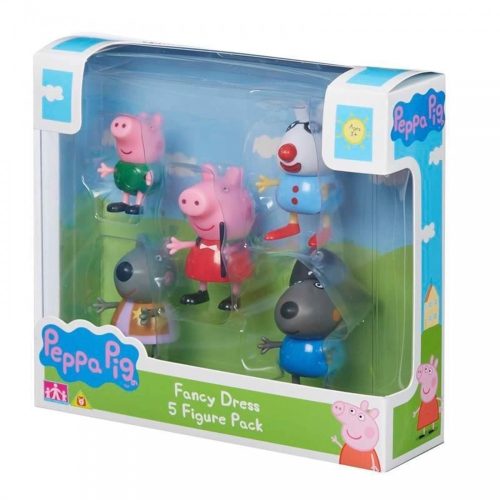 Mesefigurák vásárlása - Peppa malac 5 db-os figura készlet jelmezben