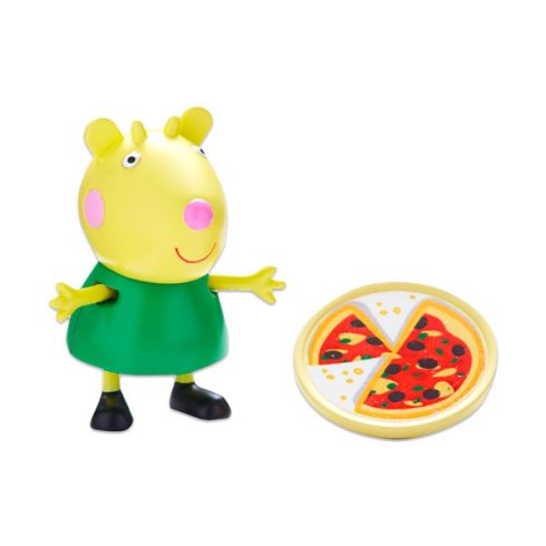 Mese figurák - Mese szereplők - Peppa figura Gabriela kecske mini figura pizzával
