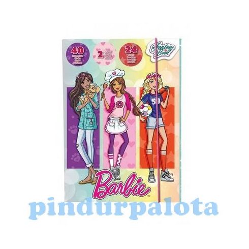 Foglalkoztató könyvek, füzetek - Barbie-s foglalkoztató készlet