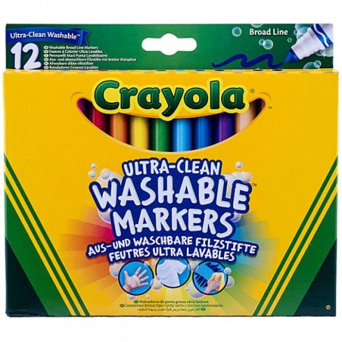 Írószerek - Herlitz - Pelikán - Ico - Crayola - Filctoll mosható 12db-os Crayola