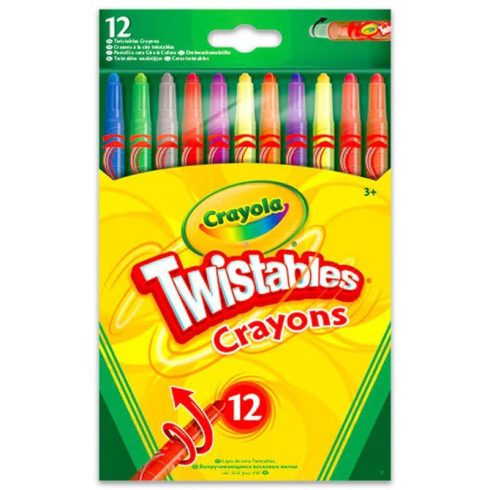 Írószerek - Herlitz - Pelikán - Ico - Crayola - Csavarozható zsírkréta 12db-os Crayola