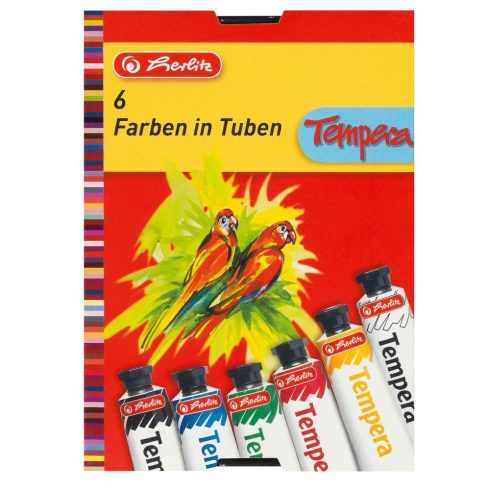 Festékek - Temperák - Herlitz 6 színű tempera csomag