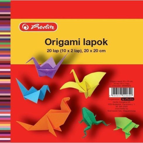 Írószerek - Iskolaszerek - Papírok-kartonok - Origami lapok