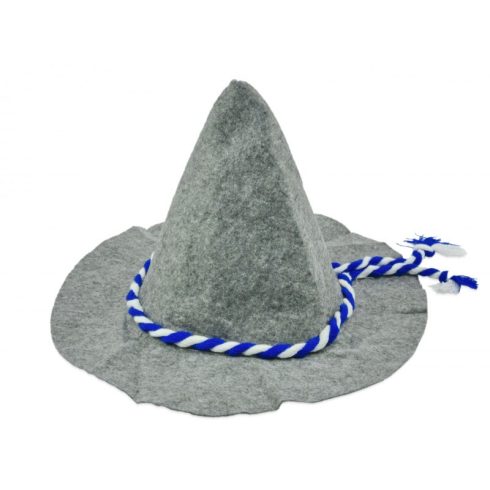 Jelmezek - Jelmez kiegészítők - Jelmez kalap filc anyagból szürke