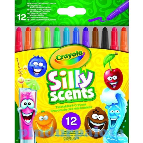 Írószerek - Illatos csavarozható zsírkréta Crayola