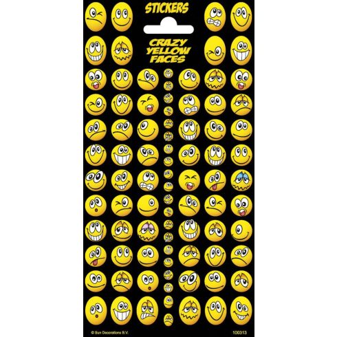 Smiley matrica 102x200mm Funny Products