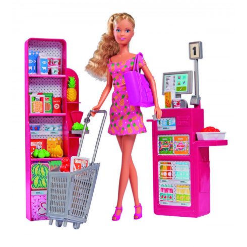 Steffi Love Supermarket - Játékbaba bolttal - Simba Toys