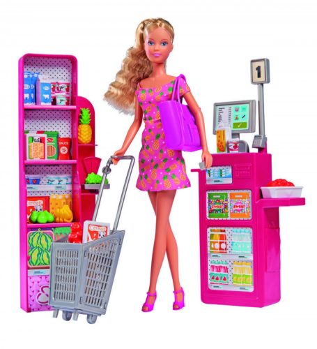 Steffi Love Supermarket - Játékbaba bolttal - Simba Toys