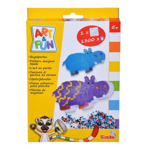 Art & Fun  Ironing Beads - Vasalós gyöngy Vizilovas - Simba Toys