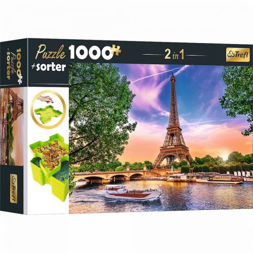 MegaBox 2in1 Szortírozó Eiffel torony 1000 db-os puzzle - Trefl