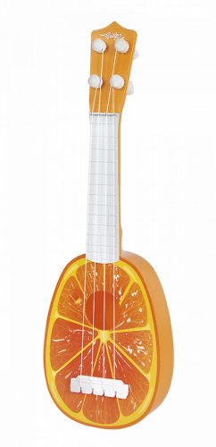 My Music World Narancs mintás ukulele játék hangszer Simba