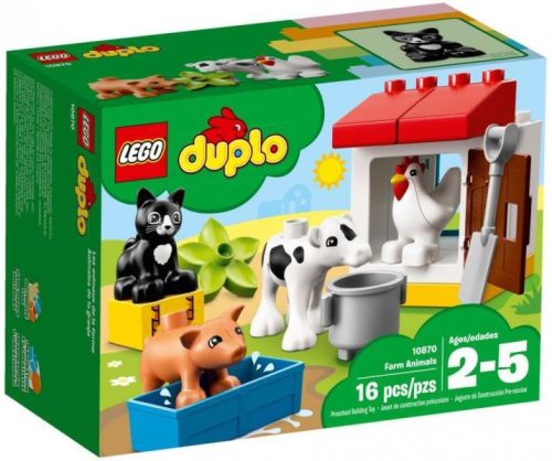 Duplo - A LEGO legkisebbeknek szánt fejlesztő játéka - 10870 Háziállatok