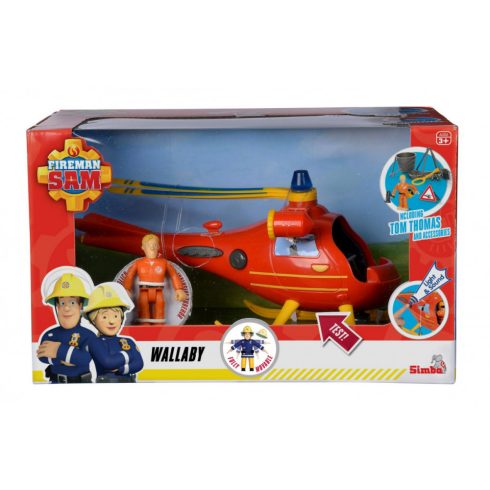 Sam a tűzoltó játék helikopter Wallaby