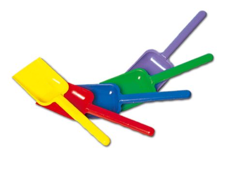 Kerti játékok - Homokozó készletek - Közepes lapát homokozáshoz színes műanyag 24cm