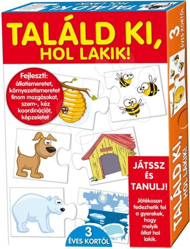 Fejlesztő játékok - Találd ki hol lakik