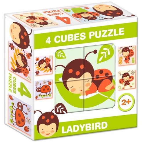 Gyerek Puzzle - Kirakósok - Mesekocka katicalány 4 puzzle