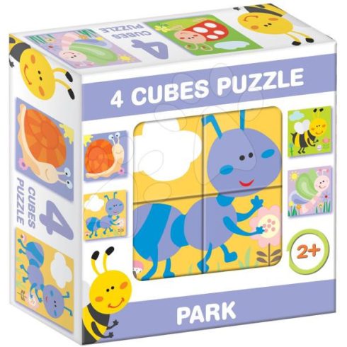 Gyerek Puzzle - Kirakósok - Mesekocka park 4 puzzle