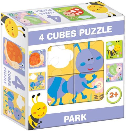 Gyerek Puzzle - Kirakósok - Mesekocka park 4 puzzle