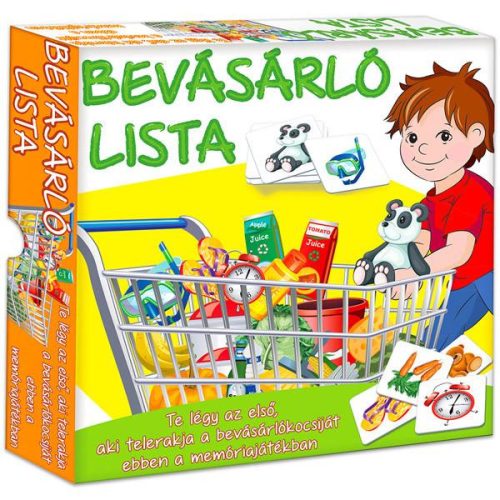 Társasjátékok - Bevásárló lista játék