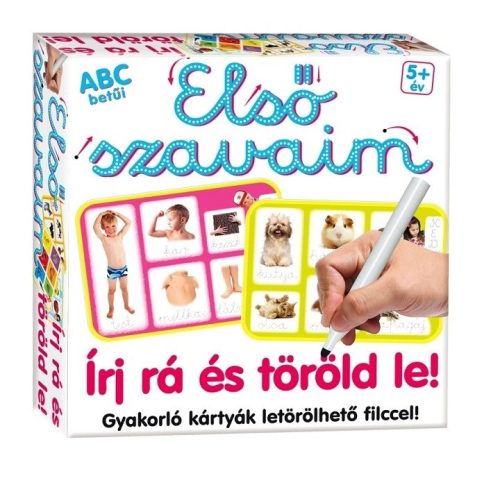 Gyakorló kártyák - Írj rá és töröld le Első szavaim