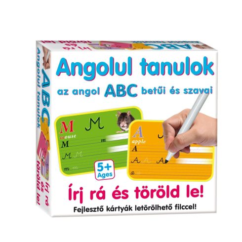 Oktató - Fejlesztő - Írj rá és töröld le Angolul tanulok ABC betüi és szavai