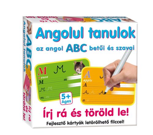 Oktató - Fejlesztő - Írj rá és töröld le Angolul tanulok ABC betüi és szavai