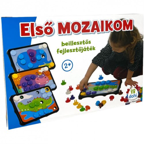 Első mozaikom - Beillesztős fejlesztőjáték - Vadállatos